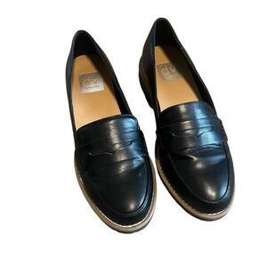 DV by Dolce Vita Black Leather Loafers